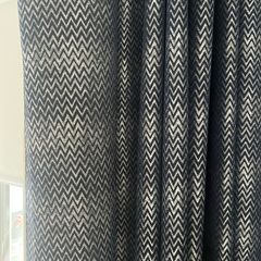 Navy curtains