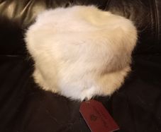 Paul Costelloe White Furry Type Hat
