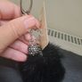 Daisy and Eve Faux Fur Pom Pom Keyring Image 4