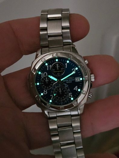 Watch Seiko Chronograph.