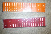Children's number dominoes
