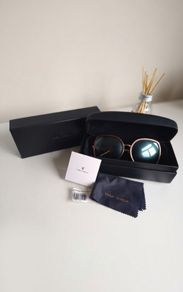 Brand New Linda Farrow Luxury Sunglasses  Oversize - Full Set RRP e760