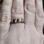 Ring made of 9-karat gold with garnet , weight 2 g, size L. Image 2