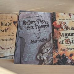 The First Law trilogy by Joe Abercrombie