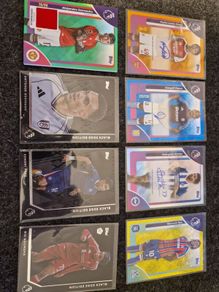 Topps Premier League Trading Cards Numbered Parallels,Autos (Autographs), Player worn patch, Premier Pulls, Black Edge Edition and Emerald Chrome King