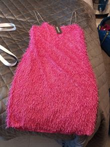 Pink dress with gem detail