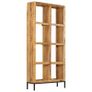 Bookshelf 80x25x175 cm Solid Mango Wood Image 4