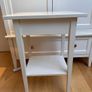 White IKEA HEMNES series Bedside/Coffee Table Image 2