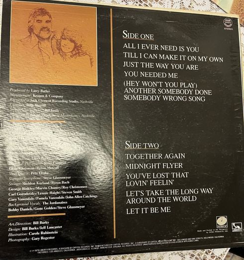 Classic by Kenny roger Dottie West lp vinyl