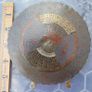 Vintage Perpetual Calendar 75 Years- Round Brass Desktop Dial with Stand Image 10