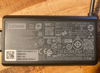 Lenovo laptop charger 65w usb type c charger