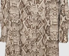 Shein dress snakeskin print