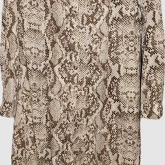 Shein dress snakeskin print