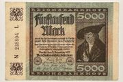 Germany 5000 Mark 1922 Banknote