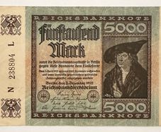 Germany 5000 Mark 1922 Banknote