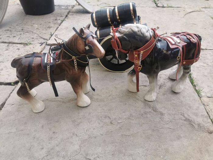 2 Shire Horses