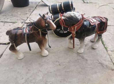 2 Shire Horses