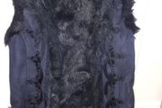 Fur Black Gilet Size 8