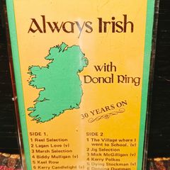 1988. Always Irish. With Donal Ring. 30 Years On. Cassette Tape.