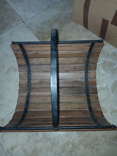 Rustic Fire Log Holder