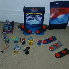 Akedo Arcade Warriors Large Bundle Arena with Sounds, and figures