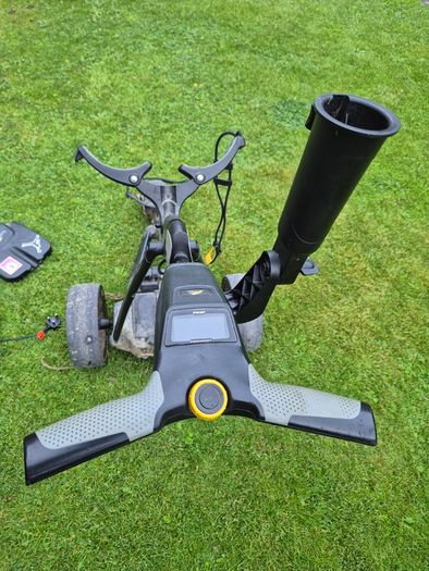 FW3 Electric Golf Trolley Frame Only, Fully Working and Umbrella Holder