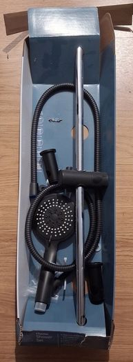 Woodies 5 function shower set- Black