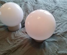 Bathroom globe light 2pce