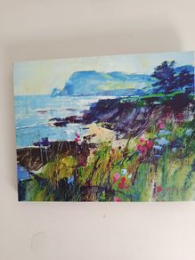 PictureChris Forsey "Getting to The Point, Prawle" Art Print (40x50 cm) - Unframed