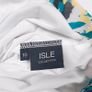 Isle Collection Blue Teal Yellow Floral Print Chiffon A-Line Midi Skirt 10UK/38EU Image 2