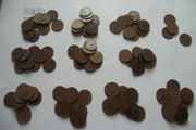 100 Coins@british Half Penny Decimal Issue