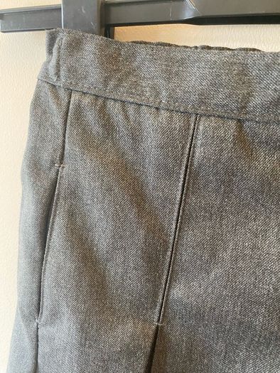 M&S grey skirt (as new) age 8-9