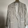 Only Tailoring Ladies striped blazer fully lined size Eur 40 - new Image 2