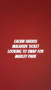 calvin harris ticket