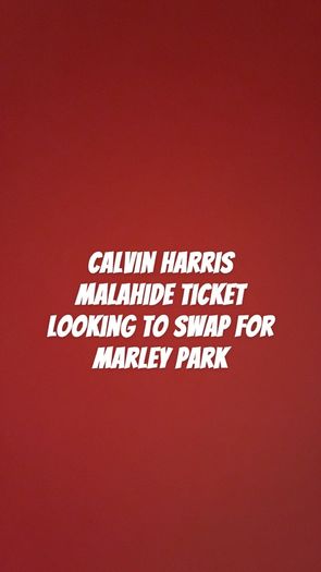calvin harris ticket