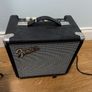 Squier P-Bass and Fender Rumble 15 Bass Amp Image 3