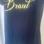 Team Braut black T-shirt size UK20 EU50 Postage included Image 2