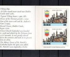 1988 Ireland Dublin Millennium Stamp Booklet Mint Never Hinged (MNH). Hibernian HB28.