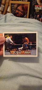 WWF Tito Santana Signed Card - WWE