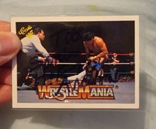 WWF Tito Santana Signed Card - WWE