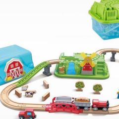 Hape Countryside Train Bucket Set