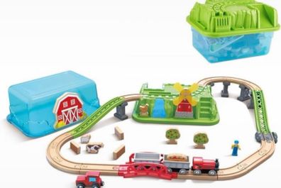 Hape Countryside Train Bucket Set