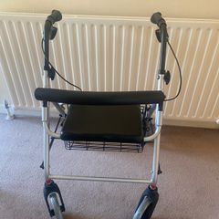4-Wheeled Mobility Walker / Rollator with Seat & Basket
