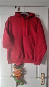 Red hoodie M to L