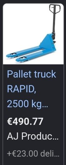 pallet truck 2.5 T