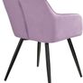 Set of 2 Dining Chairs with Armrests Padded Velvet - Free Delivery Nationwide Image 7