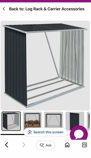 Fuel Log Storage Shed