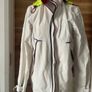 womens jacket water repellent windproof breathable Frandsen taped shoulders off white size 10/12 Image 3