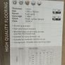 12mm Laminate Flooring (5 boxes) Colour Blond Oak Image 2