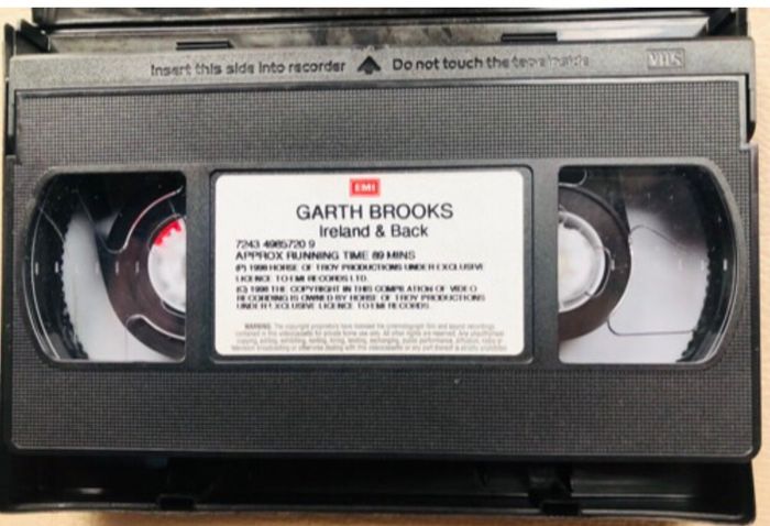 Garth brooks live at Croke park 1997 VHS & CD set Limited Edition